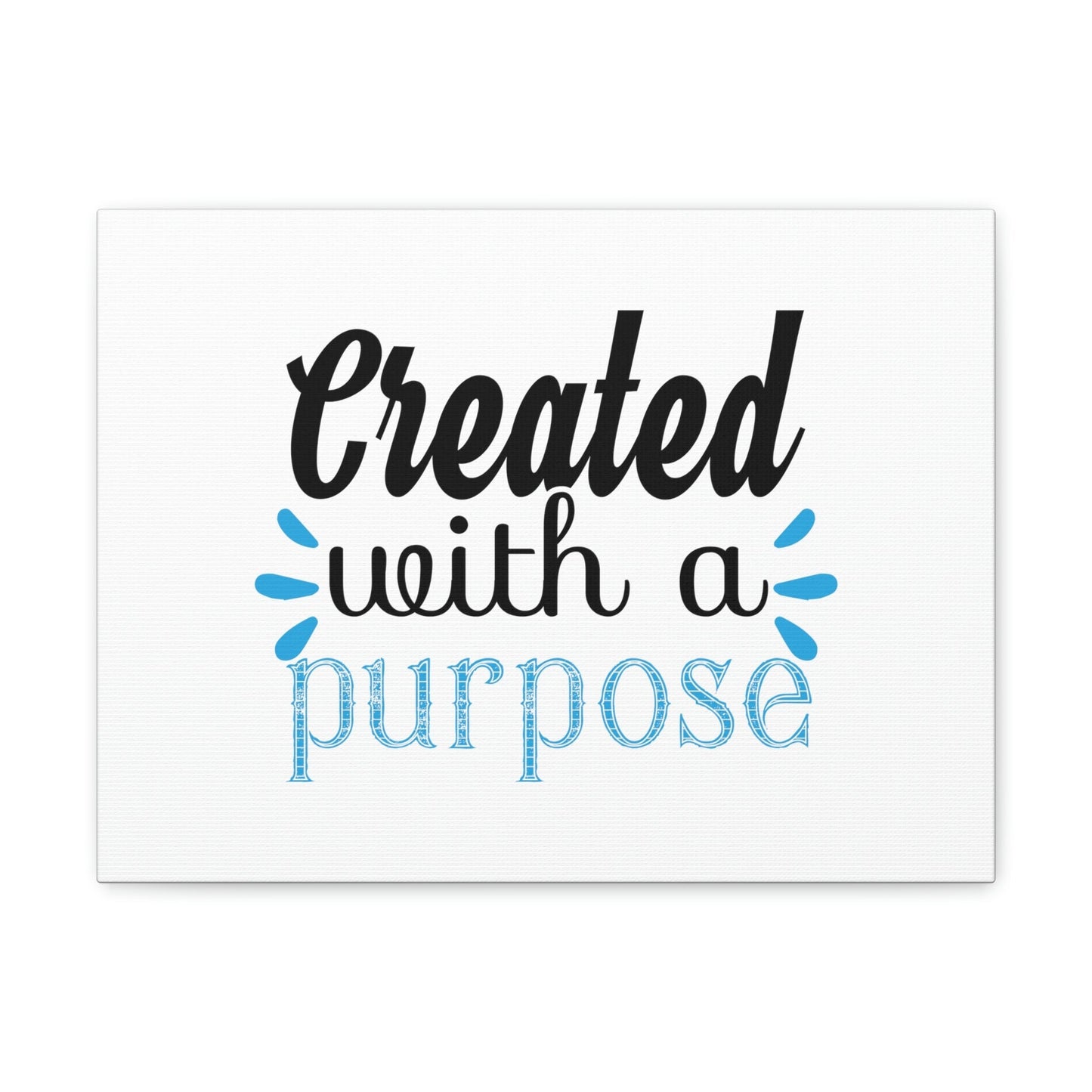 Created With A Purpose Isaiah 45:18 Christian Wall Art Bible Verse Print Ready to Hang Unframed-Express Your Love Gifts