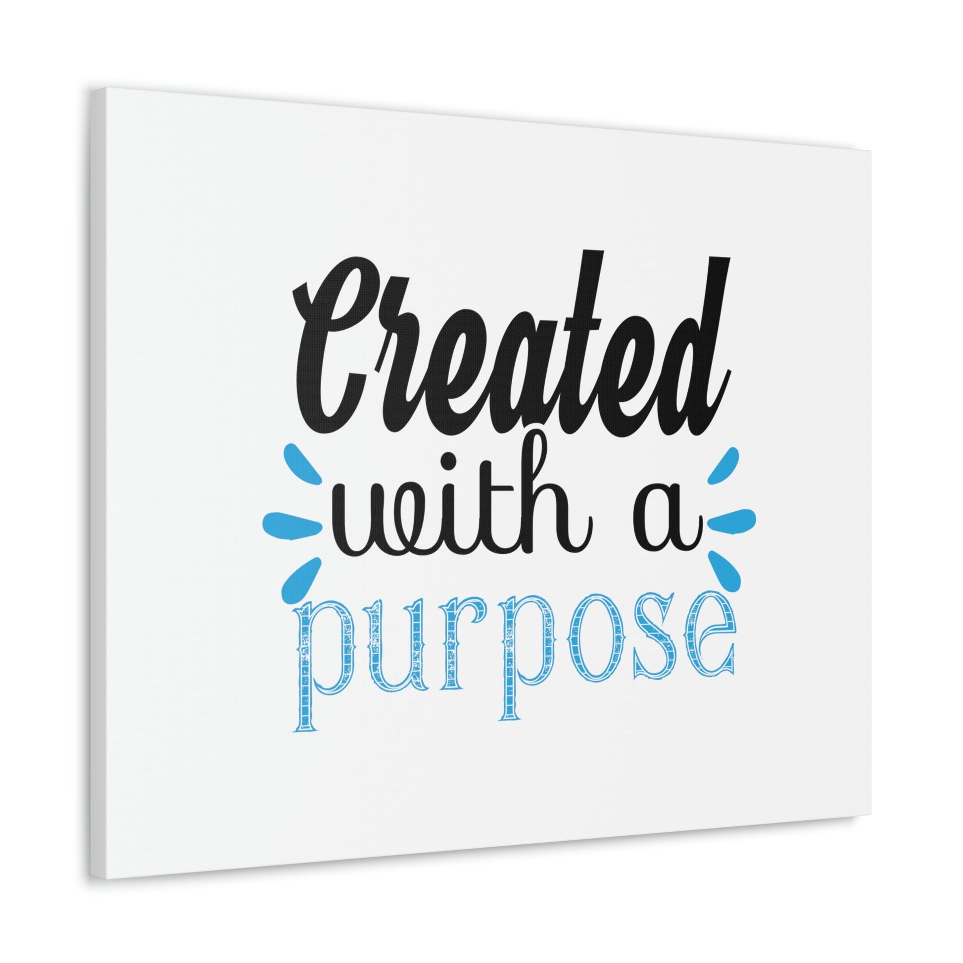 Created With A Purpose Isaiah 45:18 Christian Wall Art Bible Verse Print Ready to Hang Unframed-Express Your Love Gifts