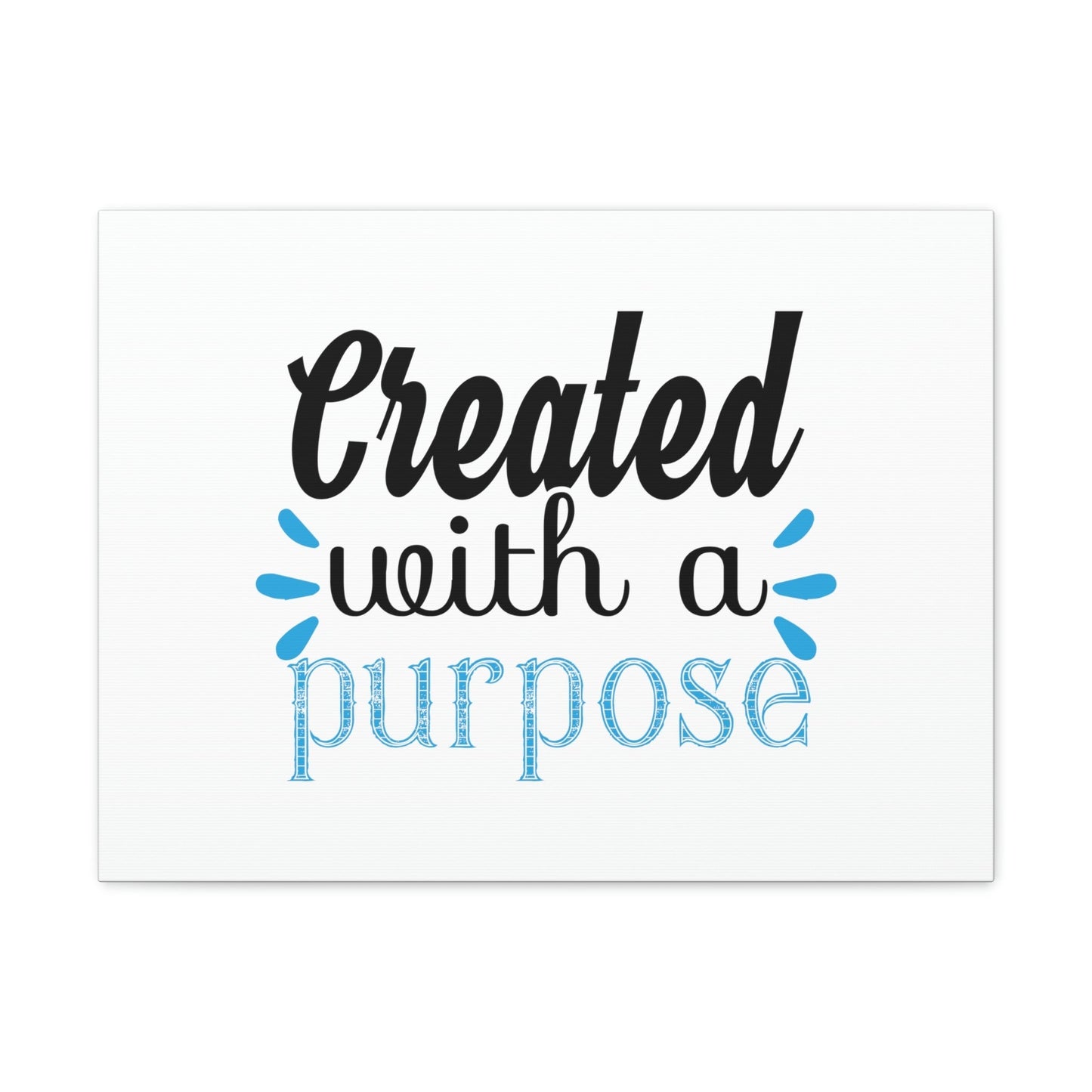 Created With A Purpose Isaiah 45:18 Christian Wall Art Bible Verse Print Ready to Hang Unframed-Express Your Love Gifts