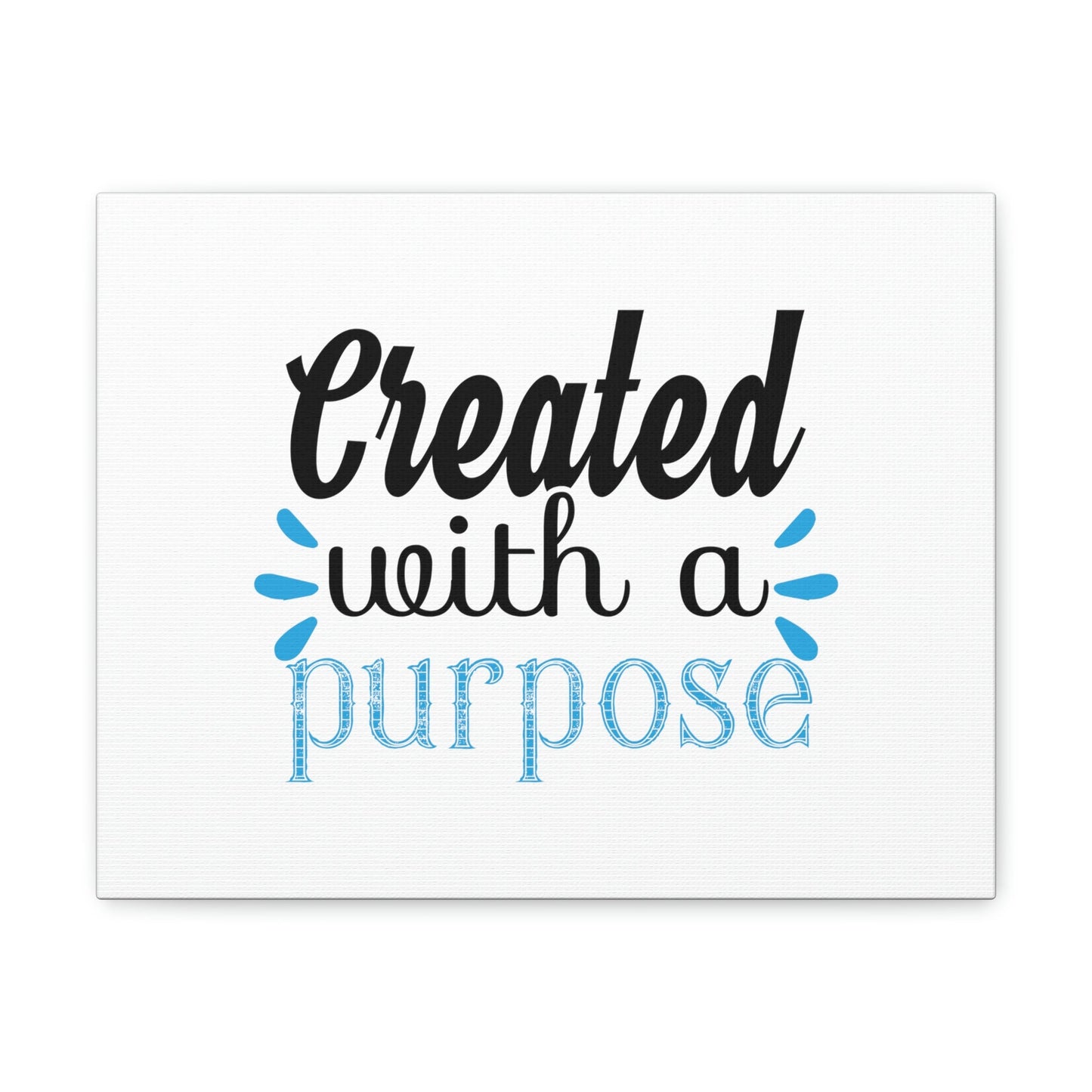 Created With A Purpose Isaiah 45:18 Christian Wall Art Bible Verse Print Ready to Hang Unframed-Express Your Love Gifts