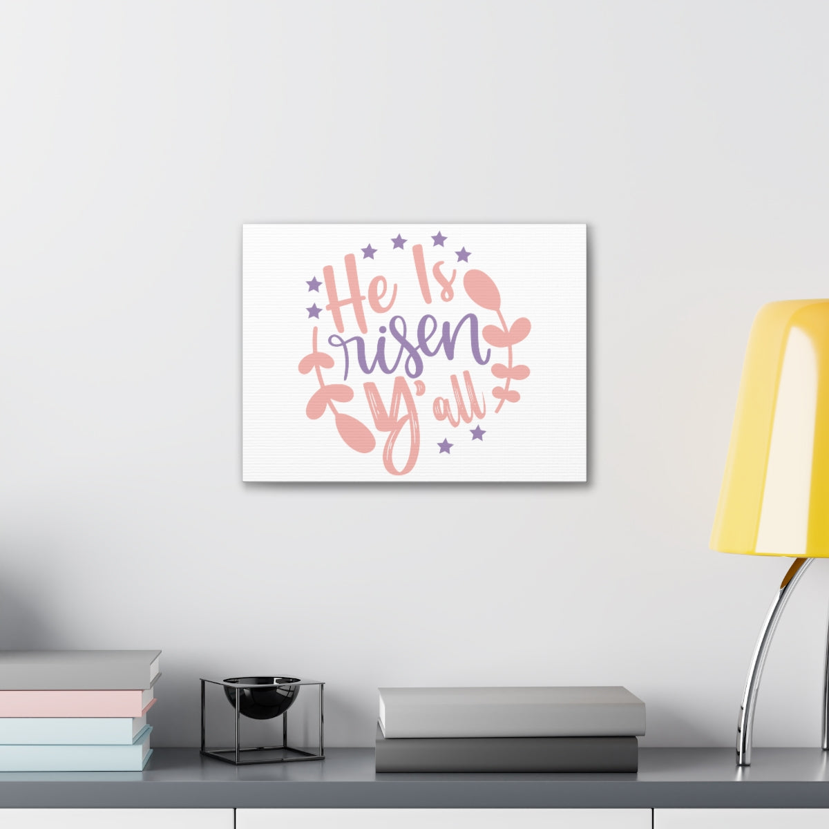 Scripture Walls He Is Risen Matthew 28:5-6 Christian Wall Art Print Ready to Hang Unframed-Express Your Love Gifts