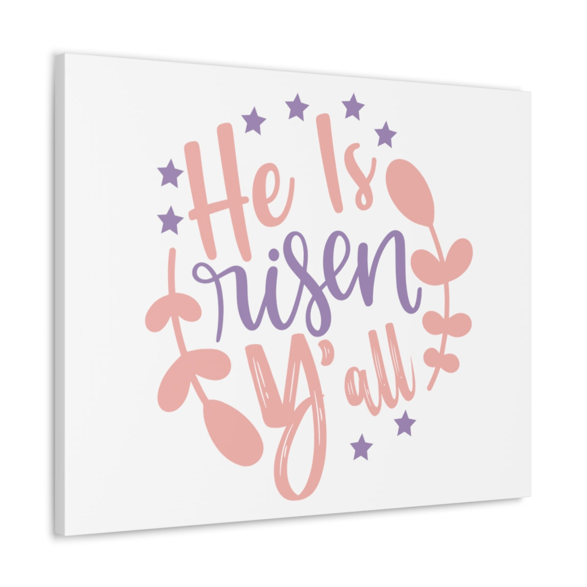 Scripture Walls He Is Risen Matthew 28:5-6 Christian Wall Art Print Ready to Hang Unframed-Express Your Love Gifts