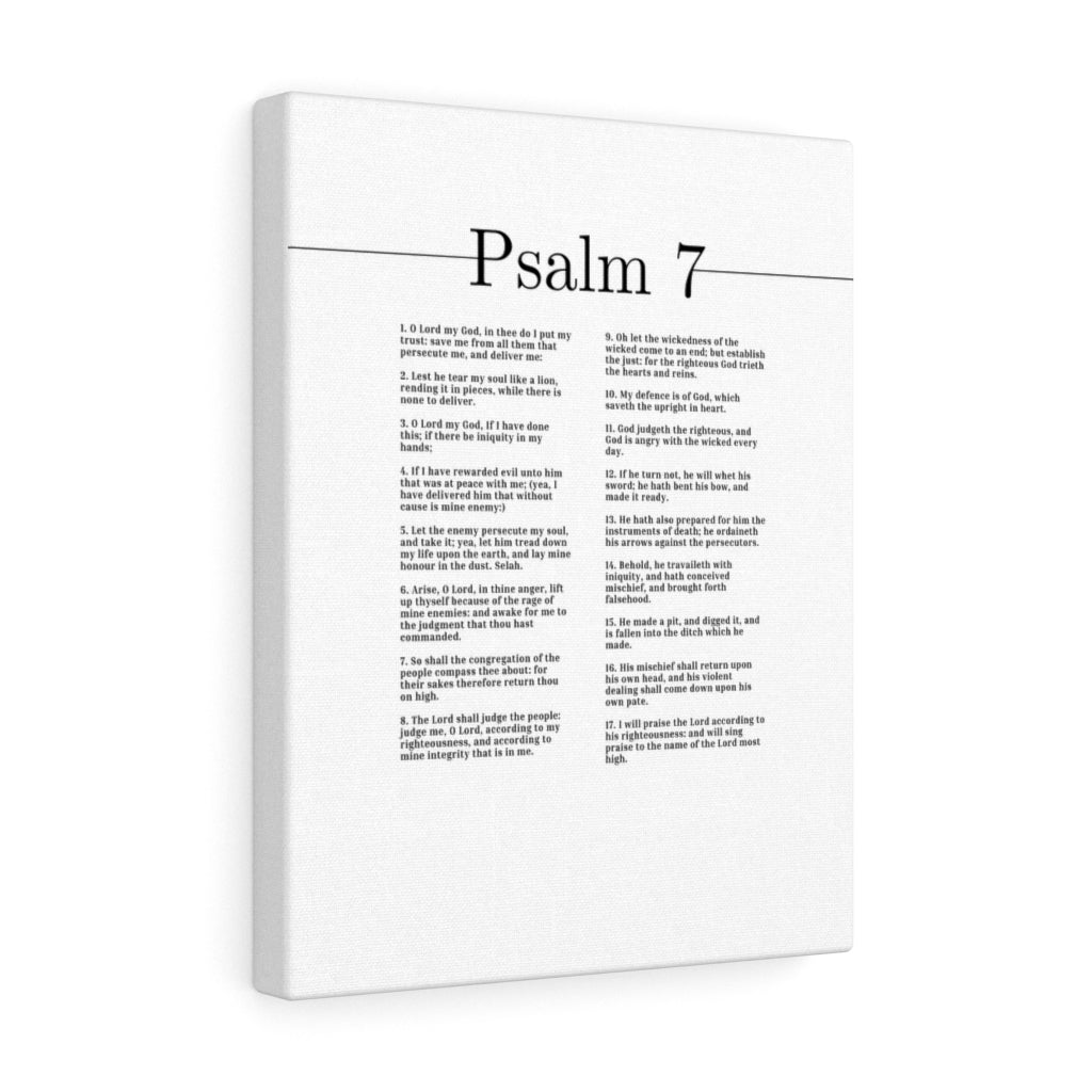 I Will Praise The Lord Psalm 7 Bible Verse Canvas Christian Wall Art Ready to Hang Unframed-Express Your Love Gifts