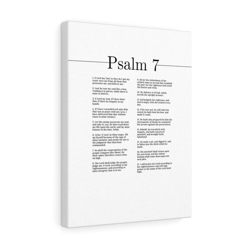 I Will Praise The Lord Psalm 7 Bible Verse Canvas Christian Wall Art Ready to Hang Unframed-Express Your Love Gifts