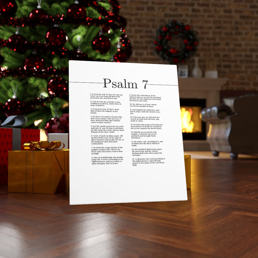 I Will Praise The Lord Psalm 7 Bible Verse Canvas Christian Wall Art Ready to Hang Unframed-Express Your Love Gifts