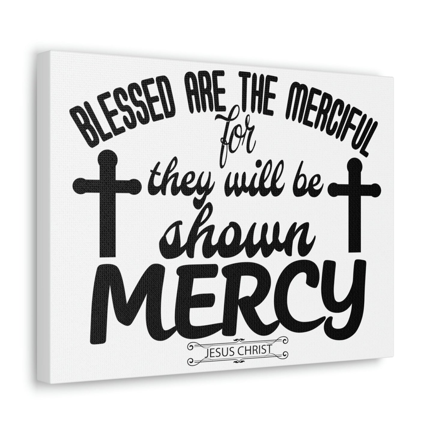 Scripture Walls Merciful Matthew 5:7 Christian Wall Art Print Ready to Hang Unframed-Express Your Love Gifts