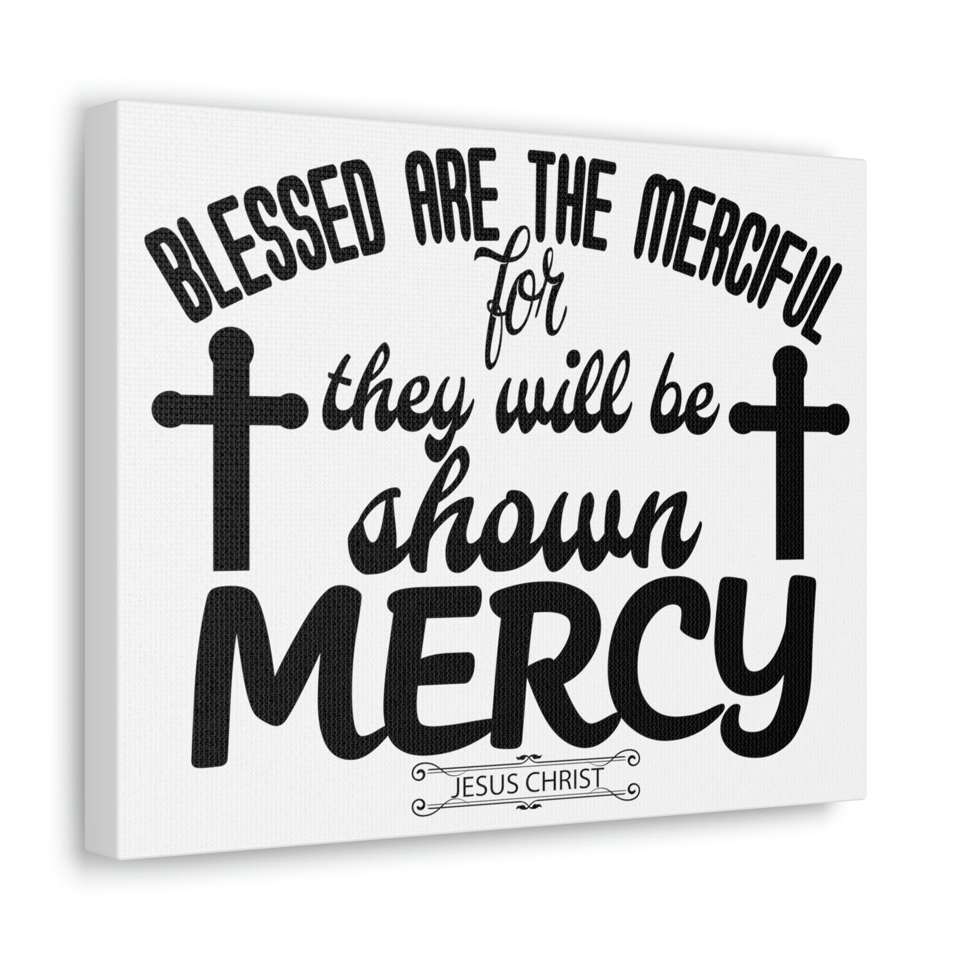 Scripture Walls Merciful Matthew 5:7 Christian Wall Art Print Ready to Hang Unframed-Express Your Love Gifts